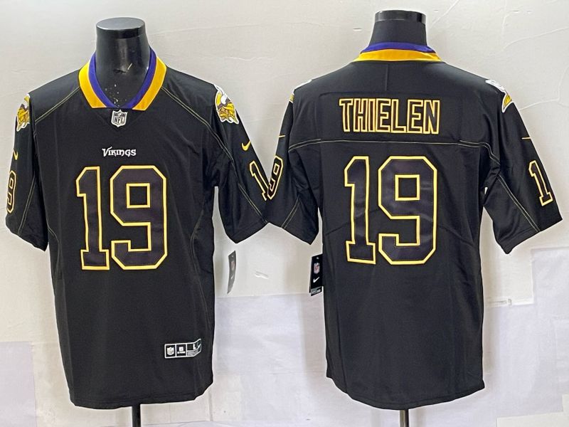 Men 2025 Minnesota Twins #19 Thielen black Nike Limited NFL Jersey style 033
